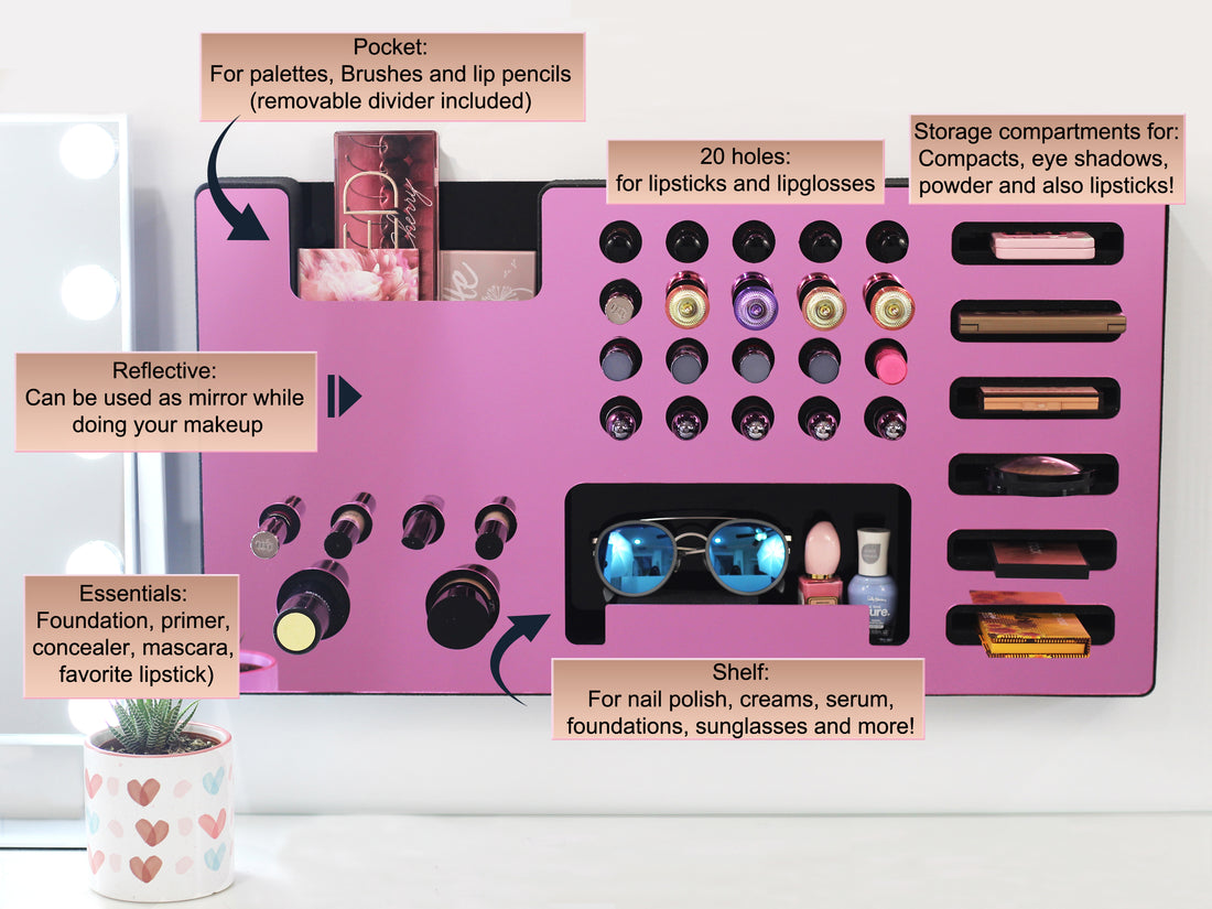 Making a Bold Statement: Organizing Your Makeup Area with Style