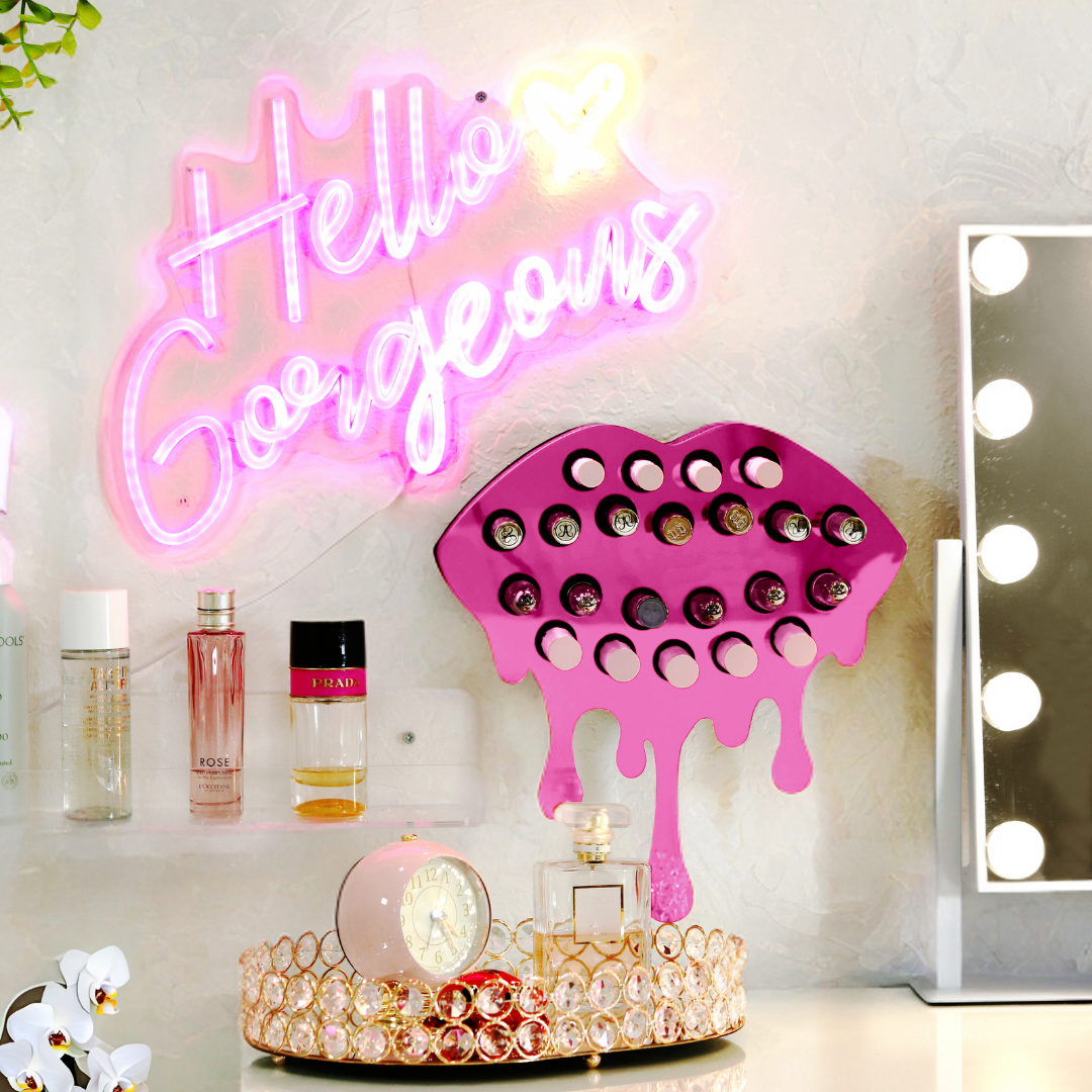NEW Adventurous Lipstick Organizer in Mirror Pink | Makeup In Place