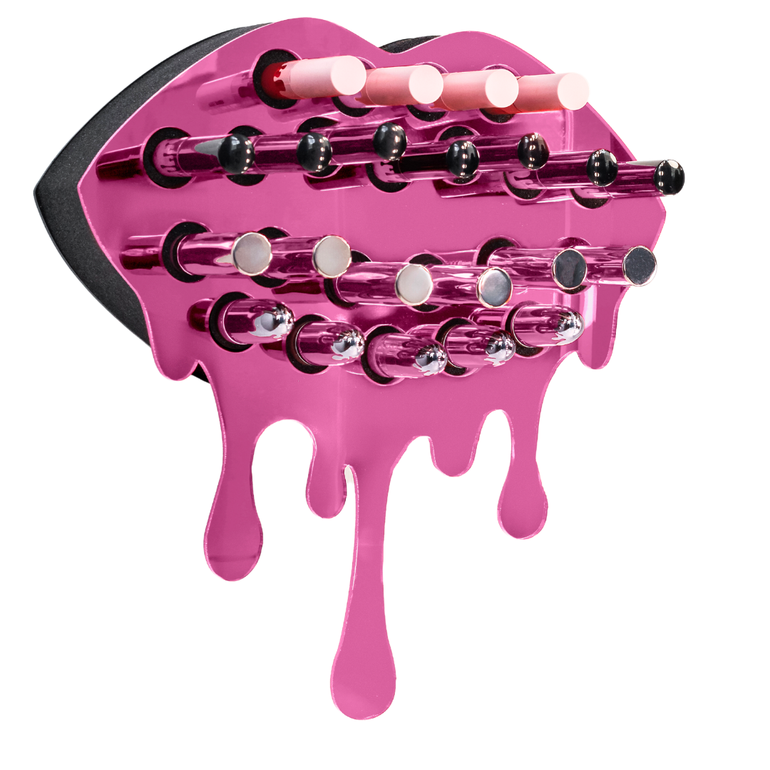 NEW Adventurous Lipstick Organizer in Mirror Pink | Makeup In Place