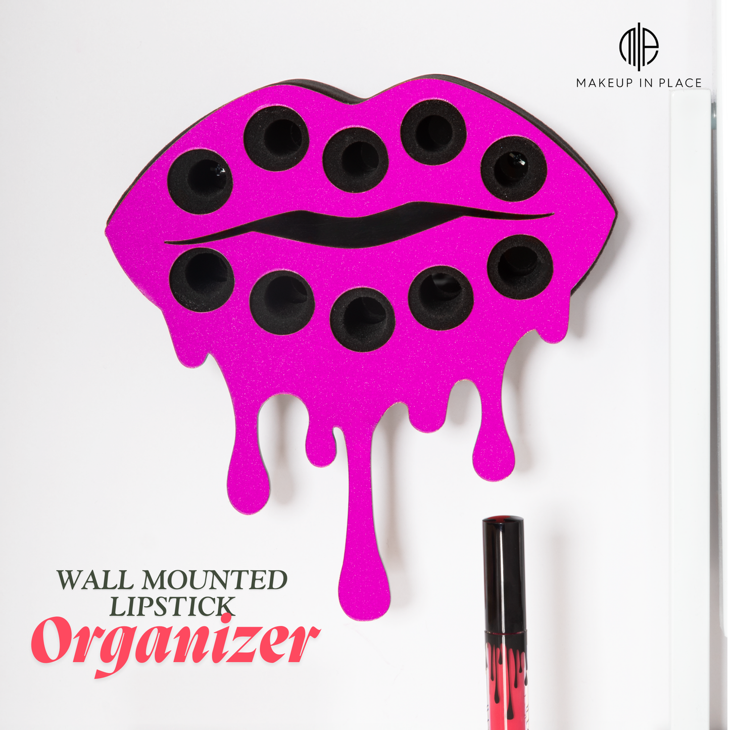 *NEW* Fearless Lipstick Organizer in Pink Shimmer| Makeup In Place