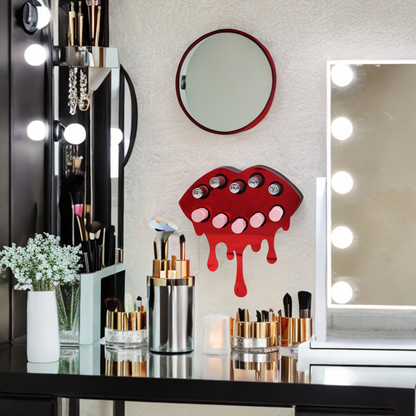CLOSEOUT Fearless Lipstick Organizer in Mirror Red | Makeup In Place