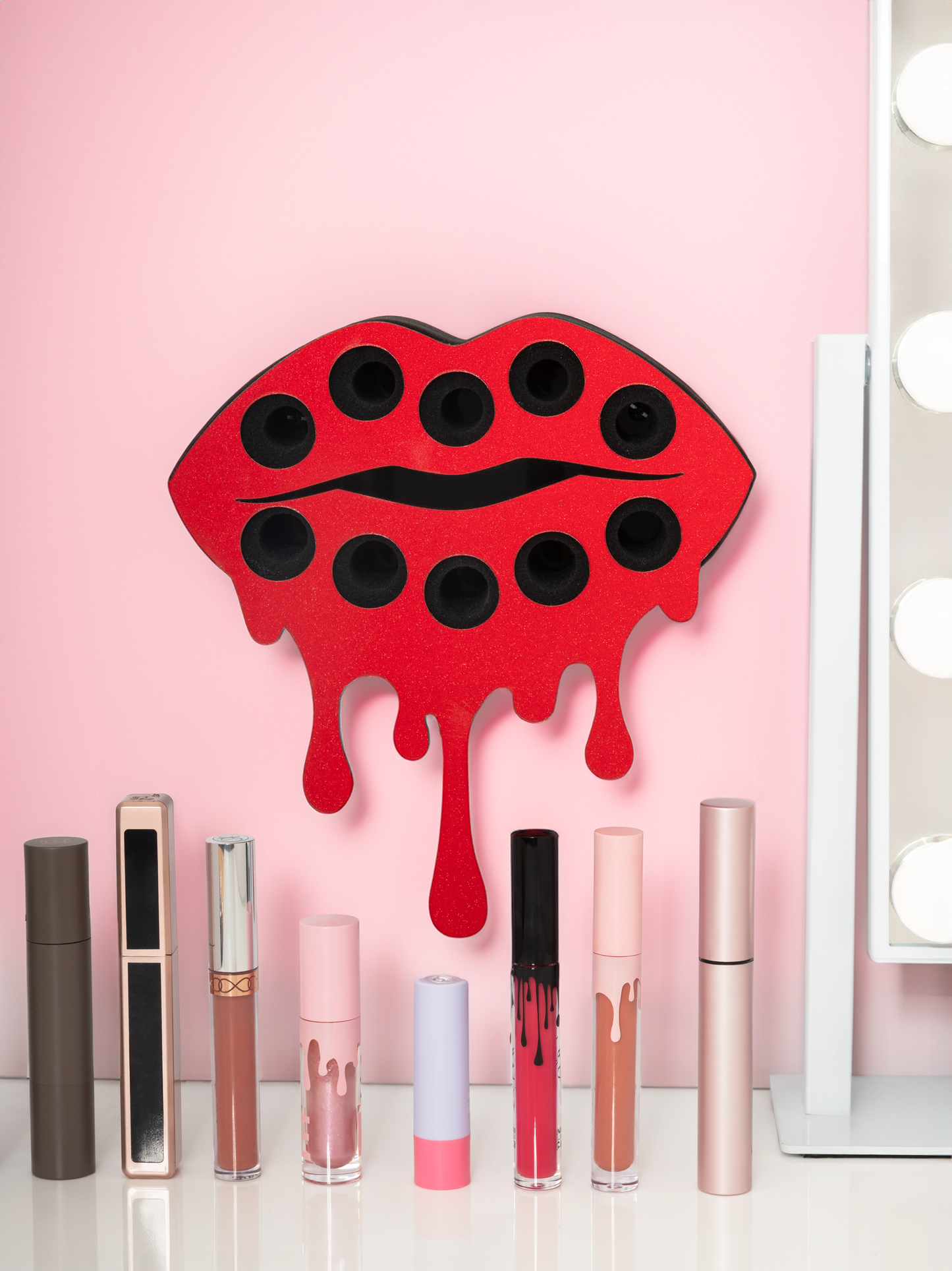 *NEW* Fearless Lipstick Organizer in Red Shimmer| Makeup In Place