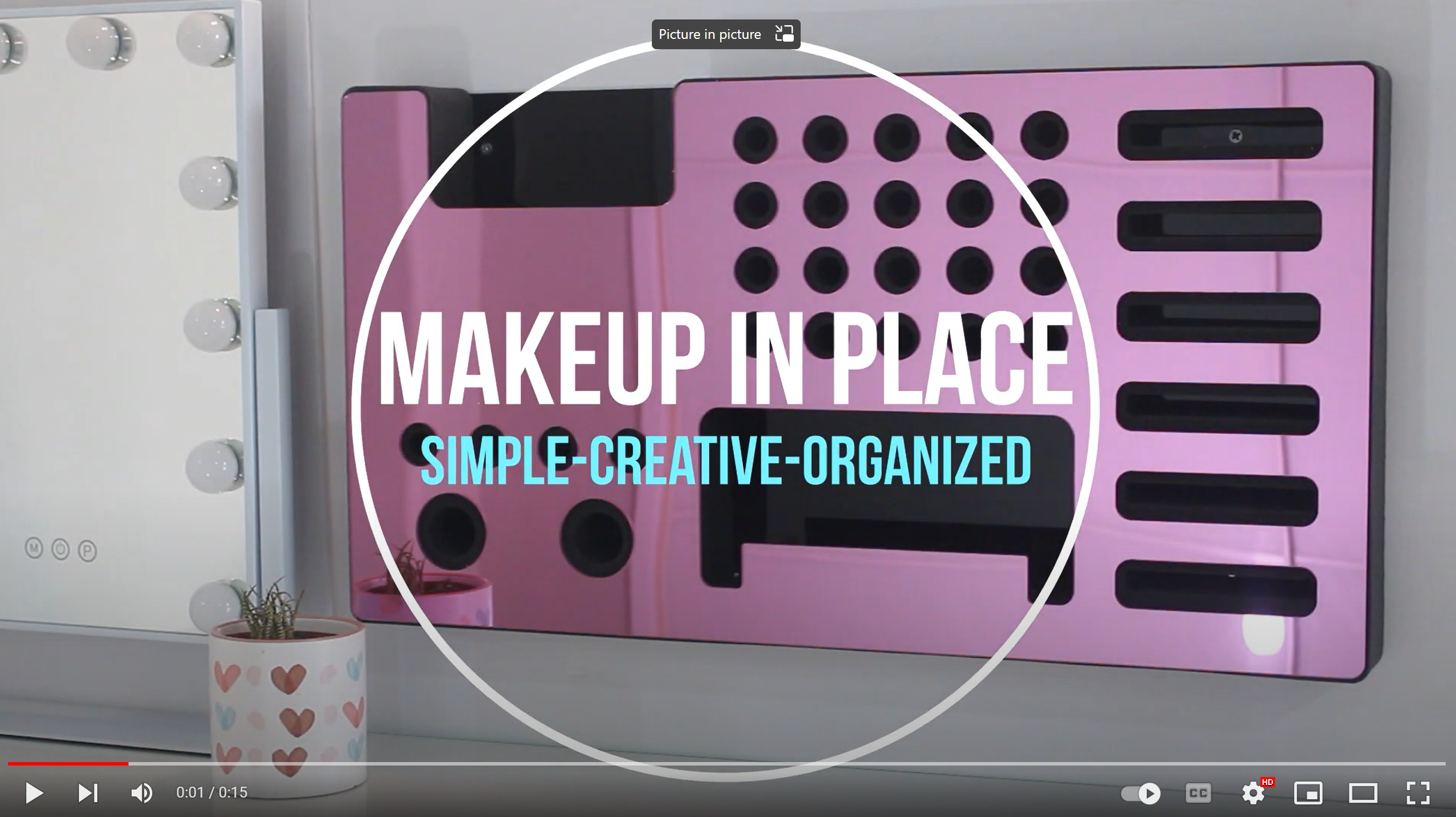 Load video: Ultra Makeup Organizer Product Video